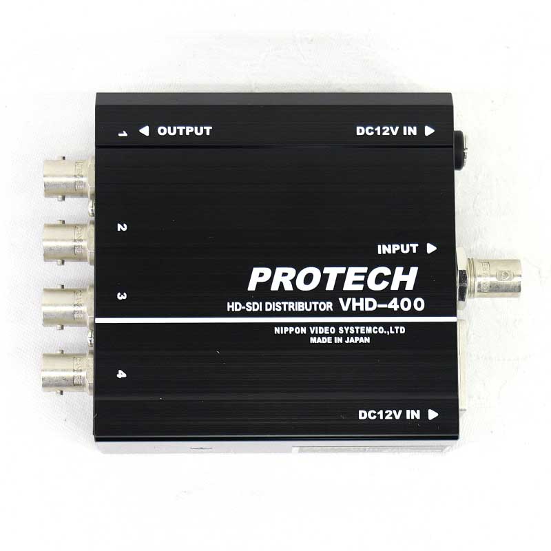 【VHD-400 現状渡し 中古品】 PROTECH 1入力4分配 HD-SDI分配器