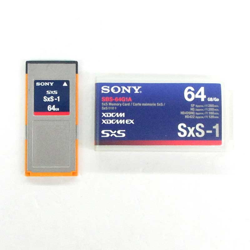 【SBS-64G1A 現状渡し 中古品】 SONY SxS-1カード 64GB