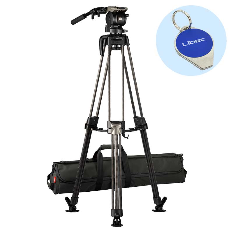 【HS-150MQC】 Libec カーボン3段三脚システム クイックロック
