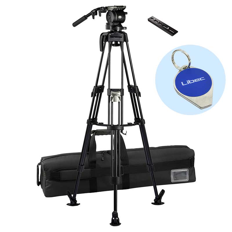 【HS-350MQ】 Libec アルミ3段三脚システム クイックロック