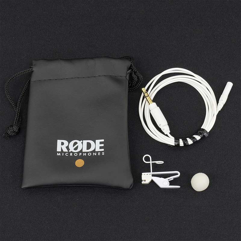 【Lavalier GO ホワイト 現状渡し 中古品】 RODE ラベリアマイク