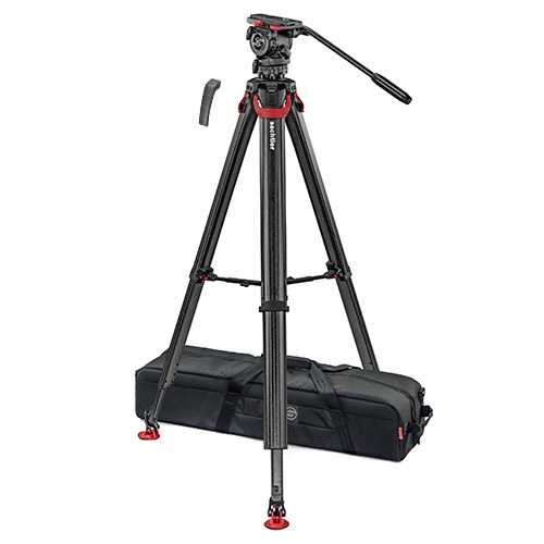 【システムFSB6 FT MS（0495）】 Sachtler カーボン3段三脚システム フローテック