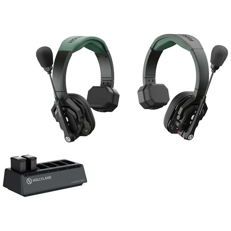 【Solidcom SE Pro-2S（Global Version）】 Hollyland 1.9GHz帯 全二重ワイヤレスインカムヘッドセットシステム