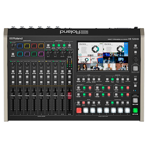 【VR-120HD 会員特価品】 Roland ダイレクト・ストリーミングAVミキサー