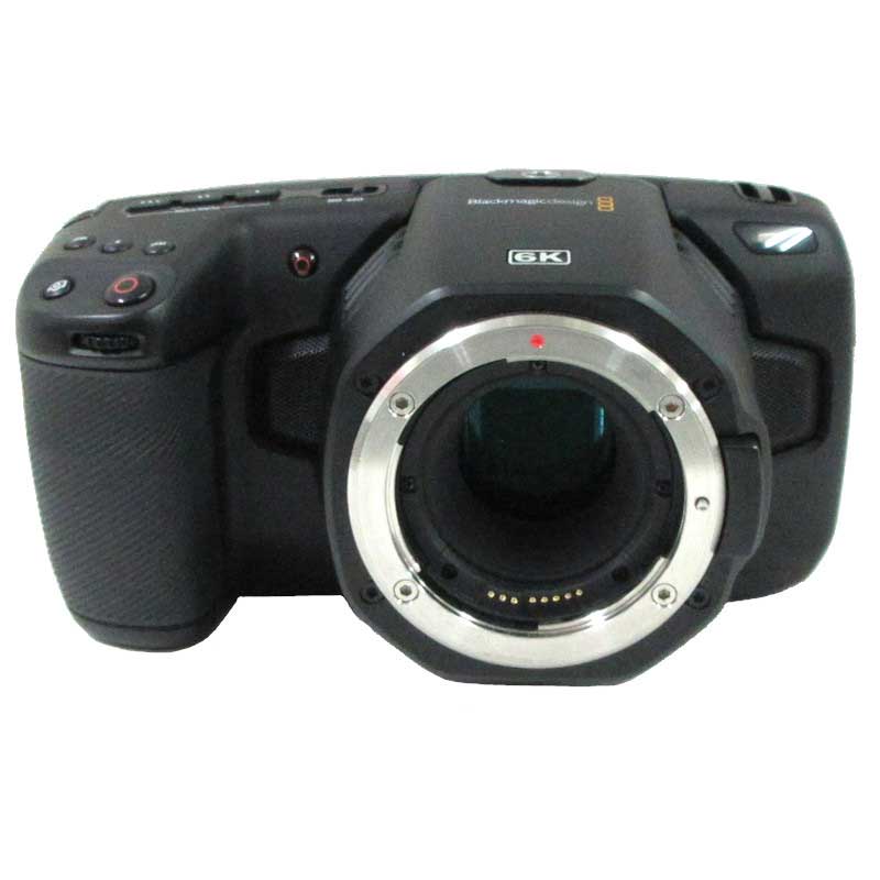 【Blackmagic Pocket Cinema Camera 6K 現状渡し 中古品】 Blackmagic Design 6Kデジタルフィルムカメラ（レンズ別売、EFマウント）