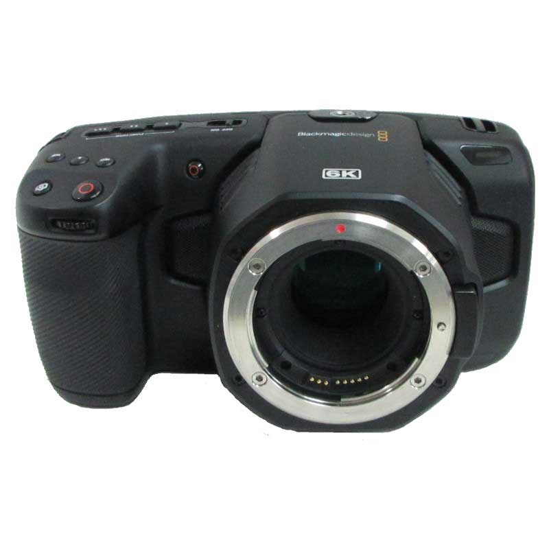 【Blackmagic Pocket Cinema Camera 6K 現状渡し 中古品】 Blackmagic Design 6Kデジタルフィルムカメラ（レンズ別売、EFマウント）