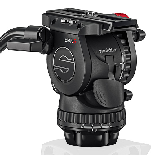 【aktiv6（S2064S）】 Sachtler 75mmボール サイドロード フルーイドヘッド
