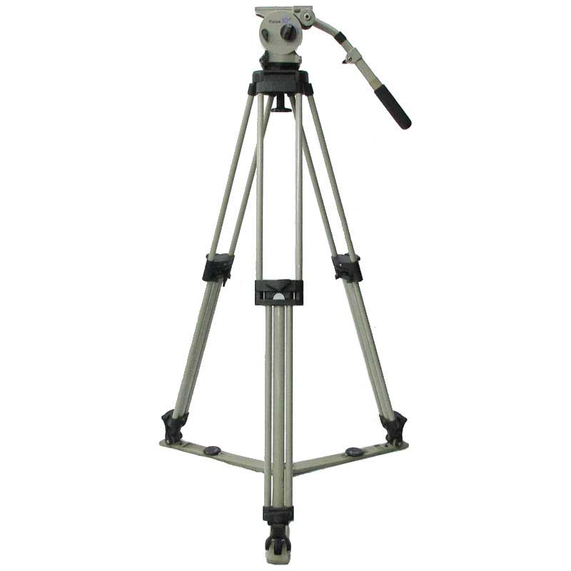 【Vision 10 LF ジャンク品】 Vinten アルミ3段三脚セット