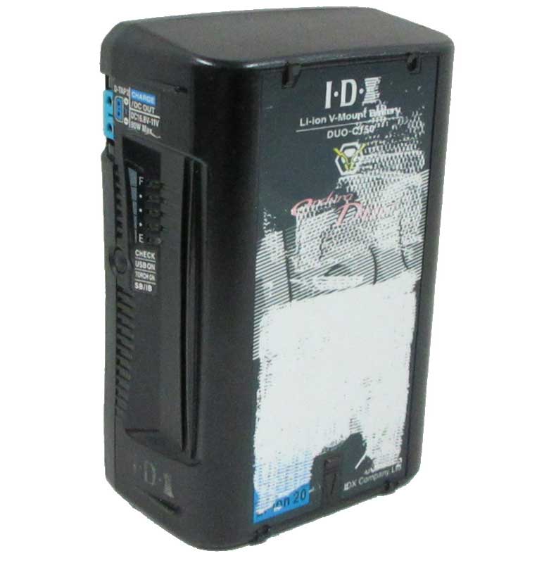 【DUO-C150 現状渡し 中古品】 IDX Vマウントタイプ リチウムイオンバッテリー