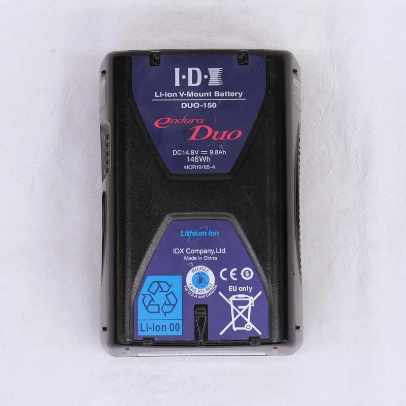 【DUO-150 現状渡し 中古品】 IDX Vマウントタイプ リチウムイオンバッテリー