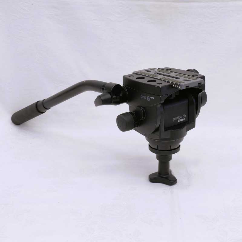 【Pro-6HDV ジャンク品】 Vinten 75mm径 パン・ティルトヘッド