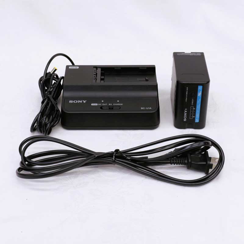 【BC-U1A 中古品】 SONY ACアダプターチャージャー（バッテリー付）