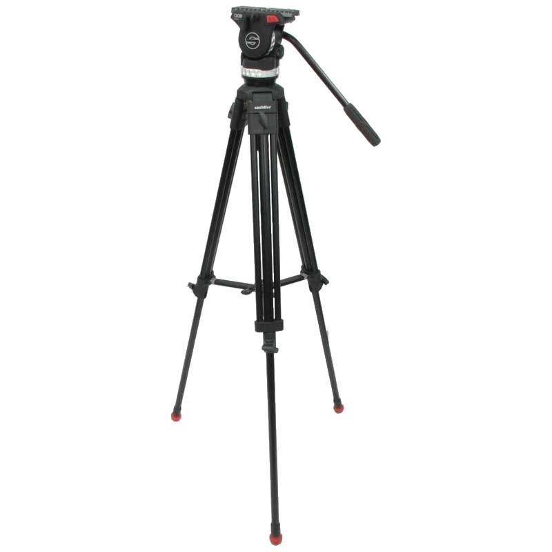 【システムAce M MS（1001） ジャンク品】 Sachtler アルミ3段三脚システム