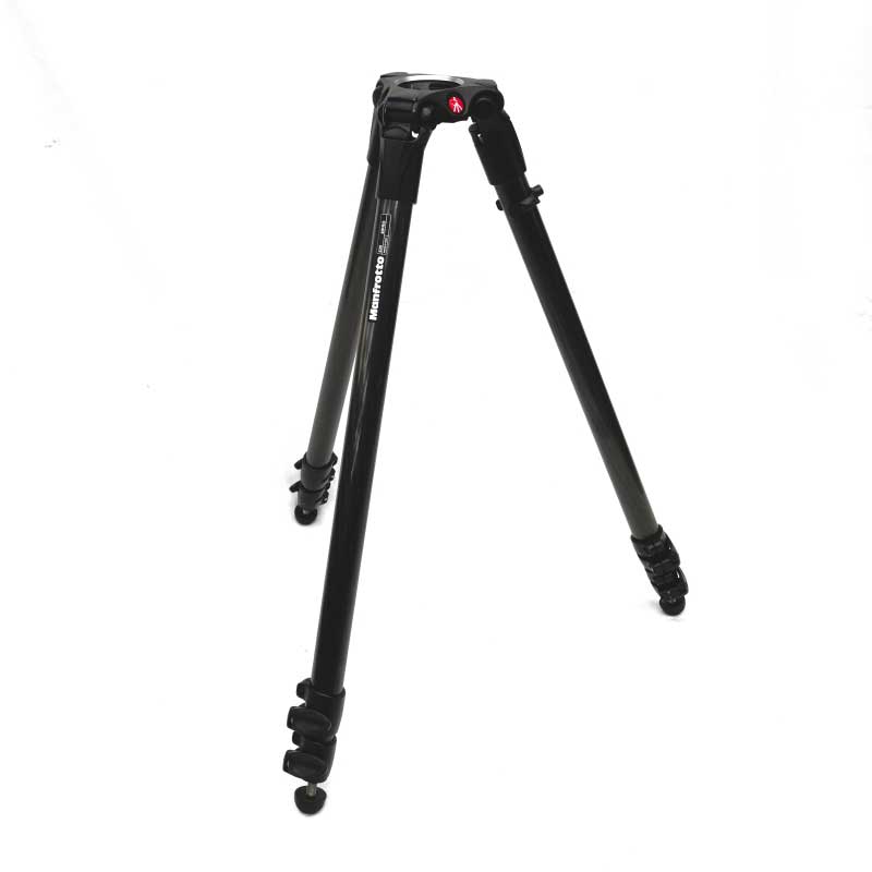【535 中古品】 Manfrotto MPROカーボンファイバー 3段ビデオ三脚