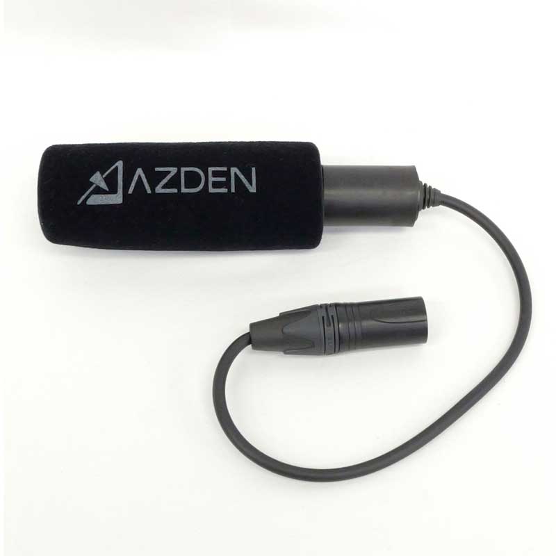 【SGM-PDII-V 中古品】 AZDEN 単一指向性マイクロフォン（マイクホルダー無し）