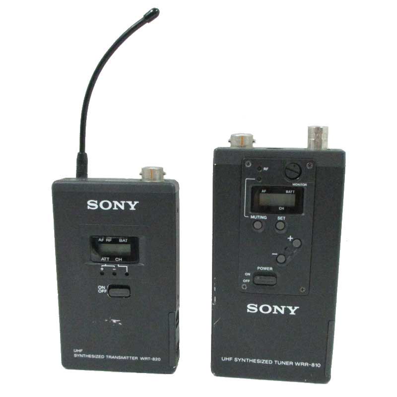 【WRT-820 + WRR-810 ジャンク品】 SONY ワイヤレス送受信セット