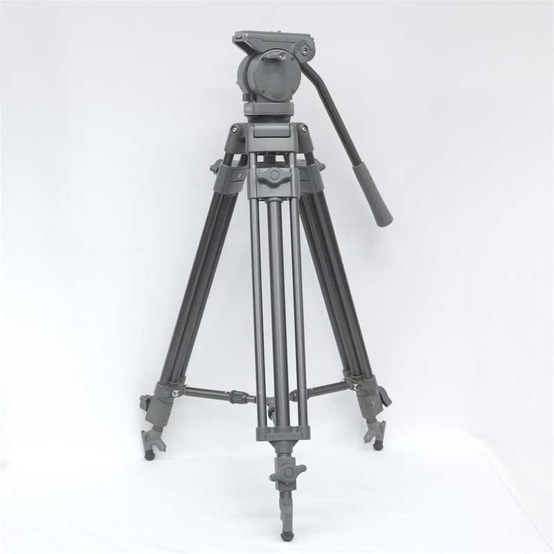 【LS-55DV ジャンク品】 Libec アルミ三段三脚セット ミッドスプレッダータイプ