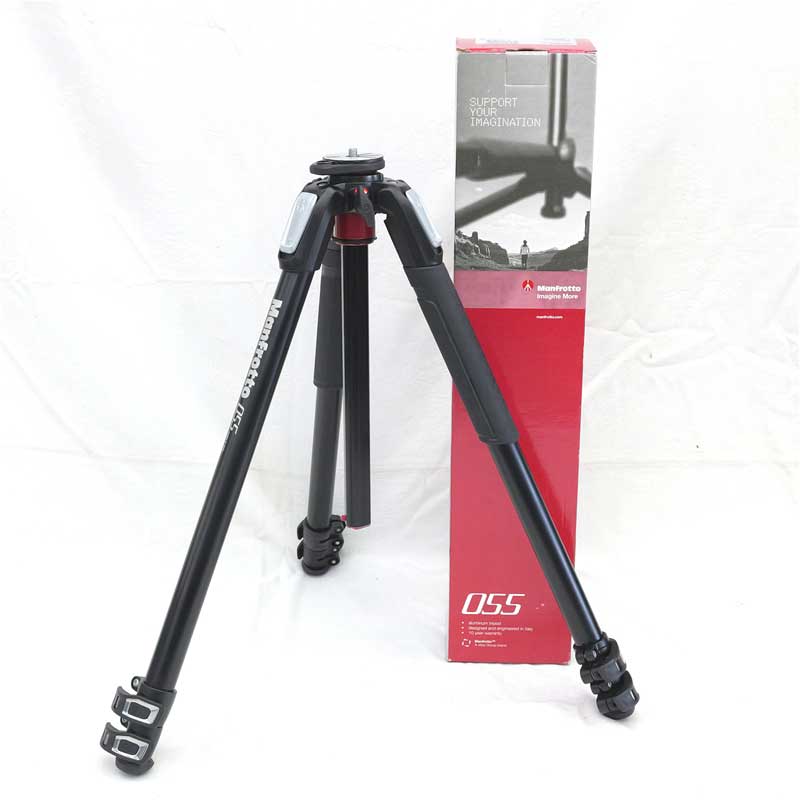 【MT055XPRO3 中古品】 Manfrotto 055プロアルミニウム三脚3段