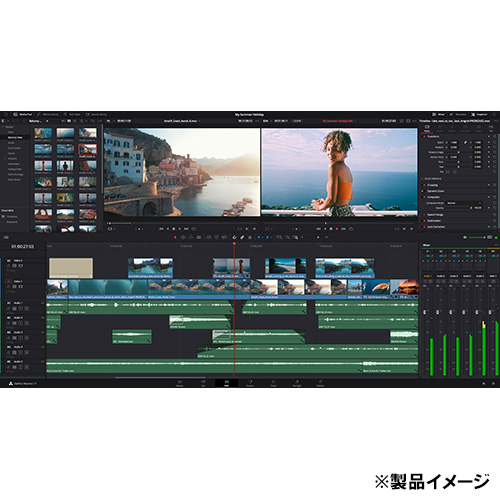 【DaVinci Resolve Studio 20 USBドングル版】 Blackmagic Design カラーコレクション・ソフトウェア