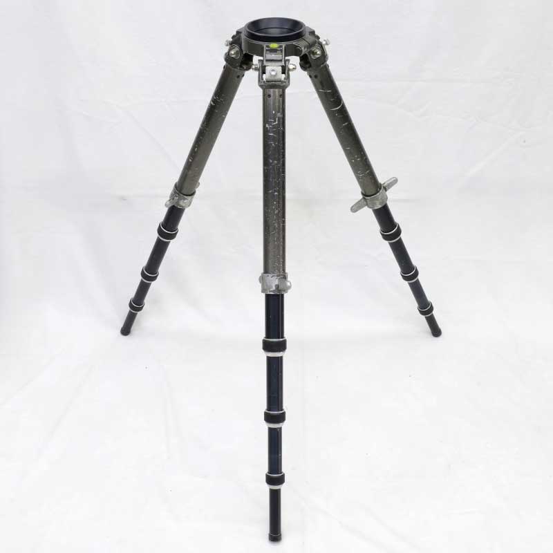 【型番不明 ジャンク品】 GITZO アルミ5段三脚（100mmボールアダプター付）