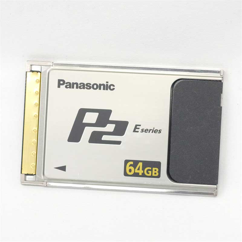 【AJ-P2E064XG 現状渡し 中古品】 Panasonic P2カード 64GB