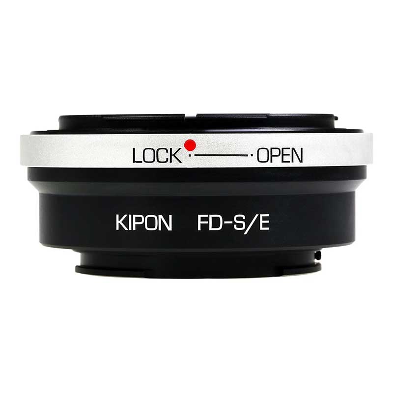 【Canon FD-Sony E】 KIPON ソニーE用 キヤノンFDレンズ マウントアダプター