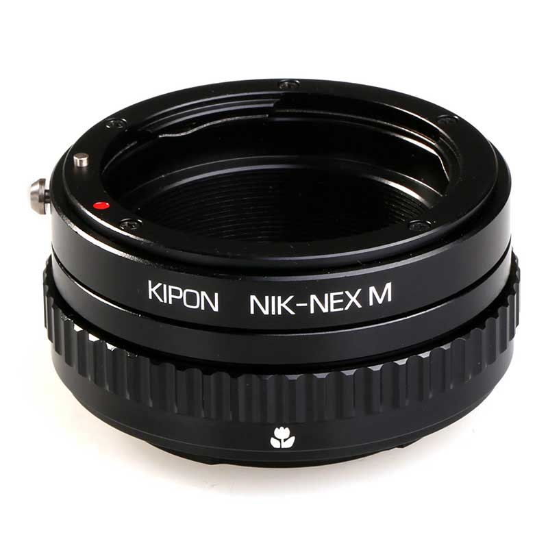 【Nikon-Sony E M/with helicoid】 KIPON ソニーE用 ニコンFレンズ マウントアダプター（ヘリコイド付）