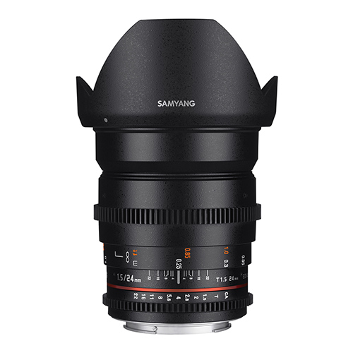 【24mm T1.5 VDSLR ED AS IF UMC II】 SAMYANG CINEMA LENS