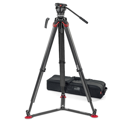 【システムAce L FT GS（1013FTGS）】 Sachtler カーボン3段三脚システム フローテック