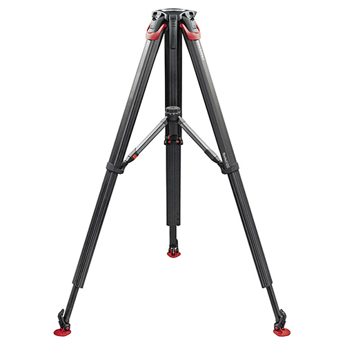 【Tripod flowtech 100 MS（5585）】 Sachtler Φ100mm カーボン3段三脚