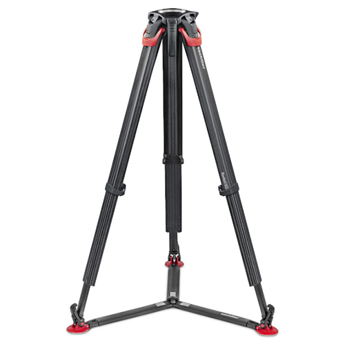 【Tripod flowtech 100 GS（5587）】 Sachtler Φ100mm カーボン3段三脚