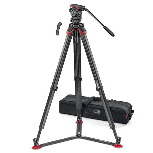 【システムFSB4 FT GS（0396）】 Sachtler カーボン3段三脚システム フローテック