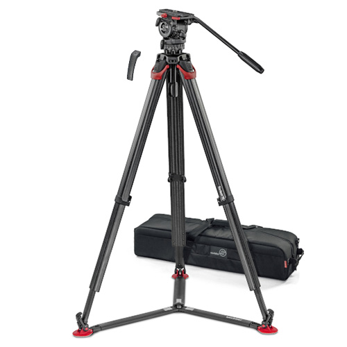 【システムFSB8 FT GS（0796）】 Sachtler カーボン3段三脚システム フローテック