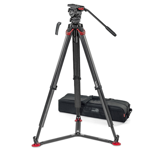 【システムFSB8T FT GS（0766）】 Sachtler カーボン3段三脚システム フローテック