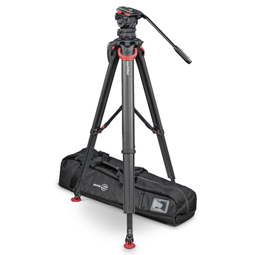 【システムFSB10 FT MS（S2045FTMS）】 Sachtler カーボン3段三脚システム フローテック