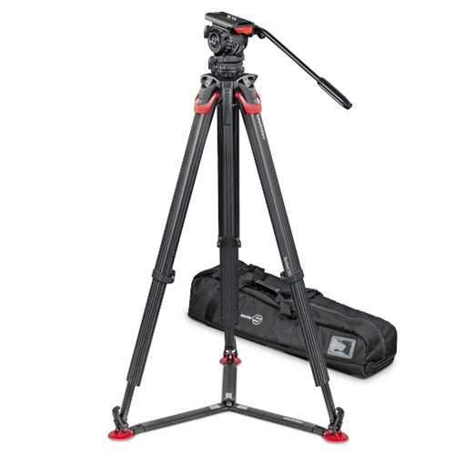 【システムFSB10T FT GS（S2046FTGS）】 Sachtler カーボン3段三脚システム フローテック