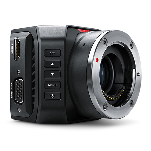 【Blackmagic Micro Studio Camera 4K】 Blackmagic Design ライブプロダクションカメラ（レンズ別売、MFTマウント）