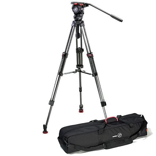 【システムFSB6 SLMCF（0475）】 Sachtler カーボン3段三脚システム